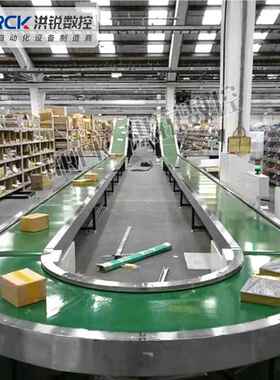 工厂直供车间流线工工业绿色P自水VC带式输送机 食品级动业传送带