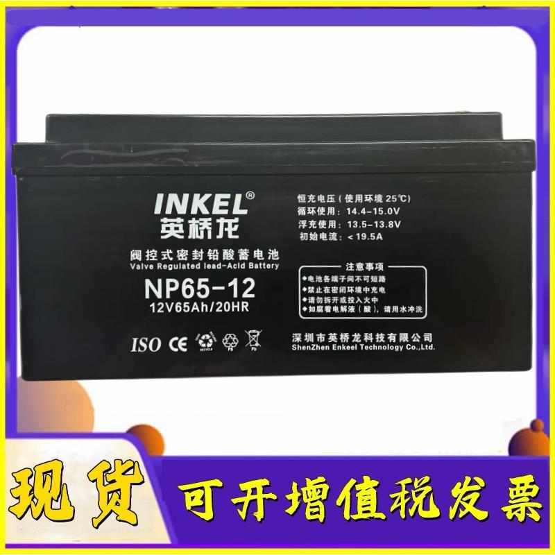 英桥龙蓄电池NP65-12 12V65an 通讯 电力 消防 机房 机房 EPS电源