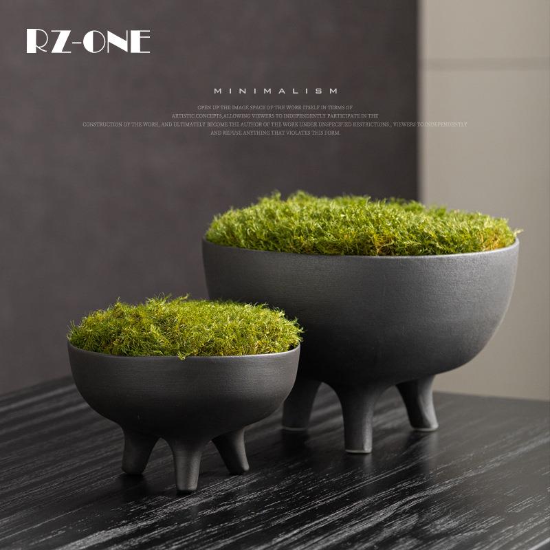 匠十三新中式微景观永生苔藓仿真植物仿生青苔造景茶室装饰品摆件