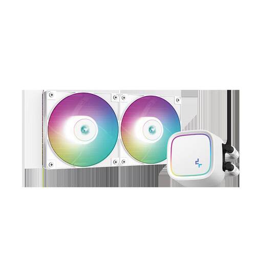 九州风神冰元素LE520/240ARGB白色一体式水冷散热器ARGB风扇现货