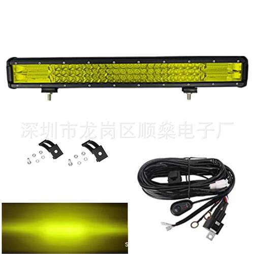 汽车LED长条灯 light bar 22英寸288W 越野挖掘机 探照叉车工作灯