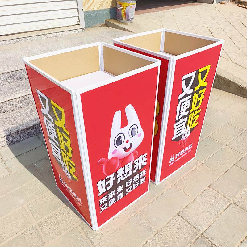 折叠木质堆头零食货架展示柜小方堆商场超市陈列移动零食散货促销