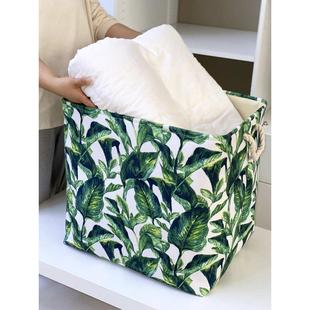 9WOR出口加厚衣物收纳箱布艺防潮大容量衣柜衣服整理筐搬家被子收