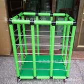 幼儿园移动篮球推车篮球框球类足球排球收纳筐羊角球收纳推车