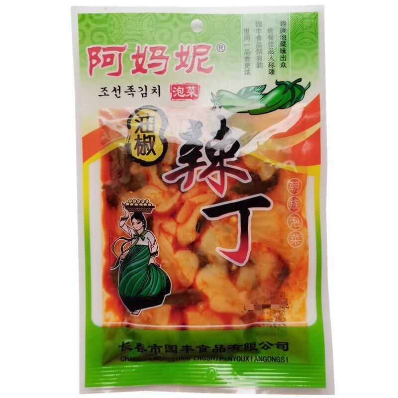 园丰阿妈妮咸菜油椒辣丁55g*10袋韩式萝卜东北下饭菜泡菜辣萝卜
