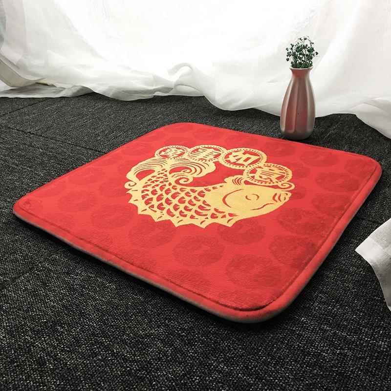 正品现发代中式中国风喜庆福字垫 椅餐椅坐垫办公室沙垫电竞转凳