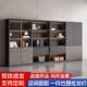 文件柜木质办公室书柜老板背景柜资料柜储物柜简约现代玻璃门柜子