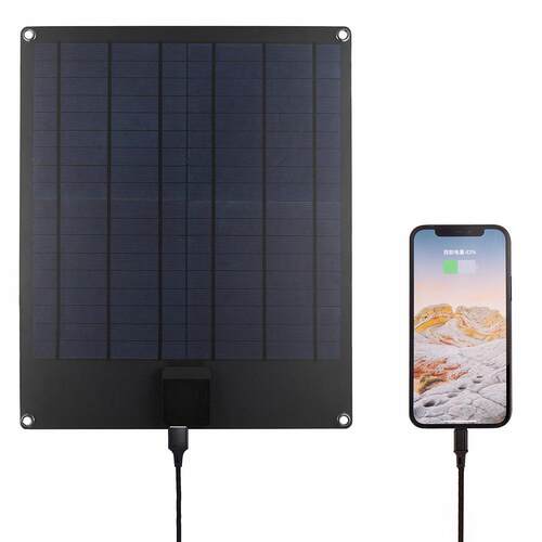 20W 18V 5V多晶硅太阳能户外手机充电器 12V蓄电池太阳能充电板