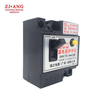 高档珠江家漏用断路电器220V两相40A60培漏安电保护器开关32A总开