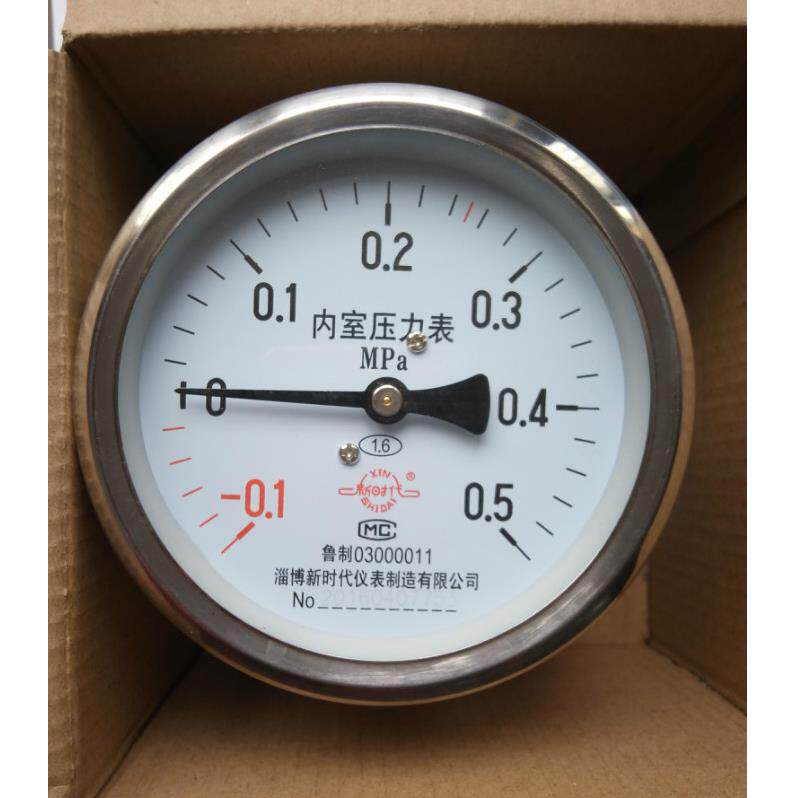 脉动真空灭菌器配件 淄博压力表-0.1~0.5 夹层压力表316L材质 威