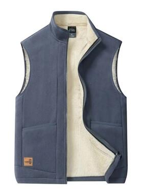 Z 71472 Fleece Vest Men's Warm Sleeves Jacket 摇粒绒马甲