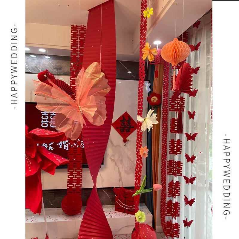 结房婚折纸拉花卧室全套10238850男方礼装饰房布置婚套装婚女方新