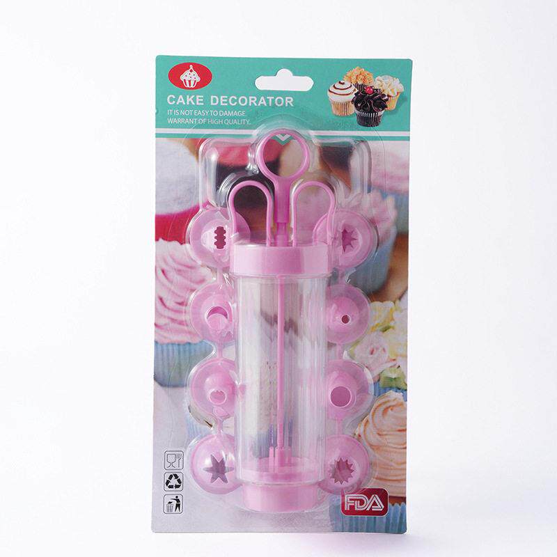 奶油塑料裱花嘴套装 裱花桶DIY奶油挤花器裱花嘴曲奇饼干裱花枪
