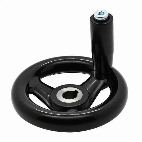 圆轮缘手轮HAM01-D100/D125/D160/D200/D250/D300键槽孔型替代款