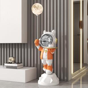 饰SKD6093品新房 大型太空乔影兔投落收纳月球灯地摆件客厅卧室装