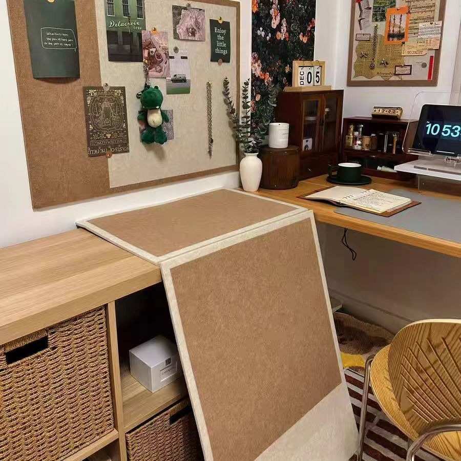 毛毡板墙贴照片墙软木板留言板展示背景板ins北欧风墙面装饰自粘