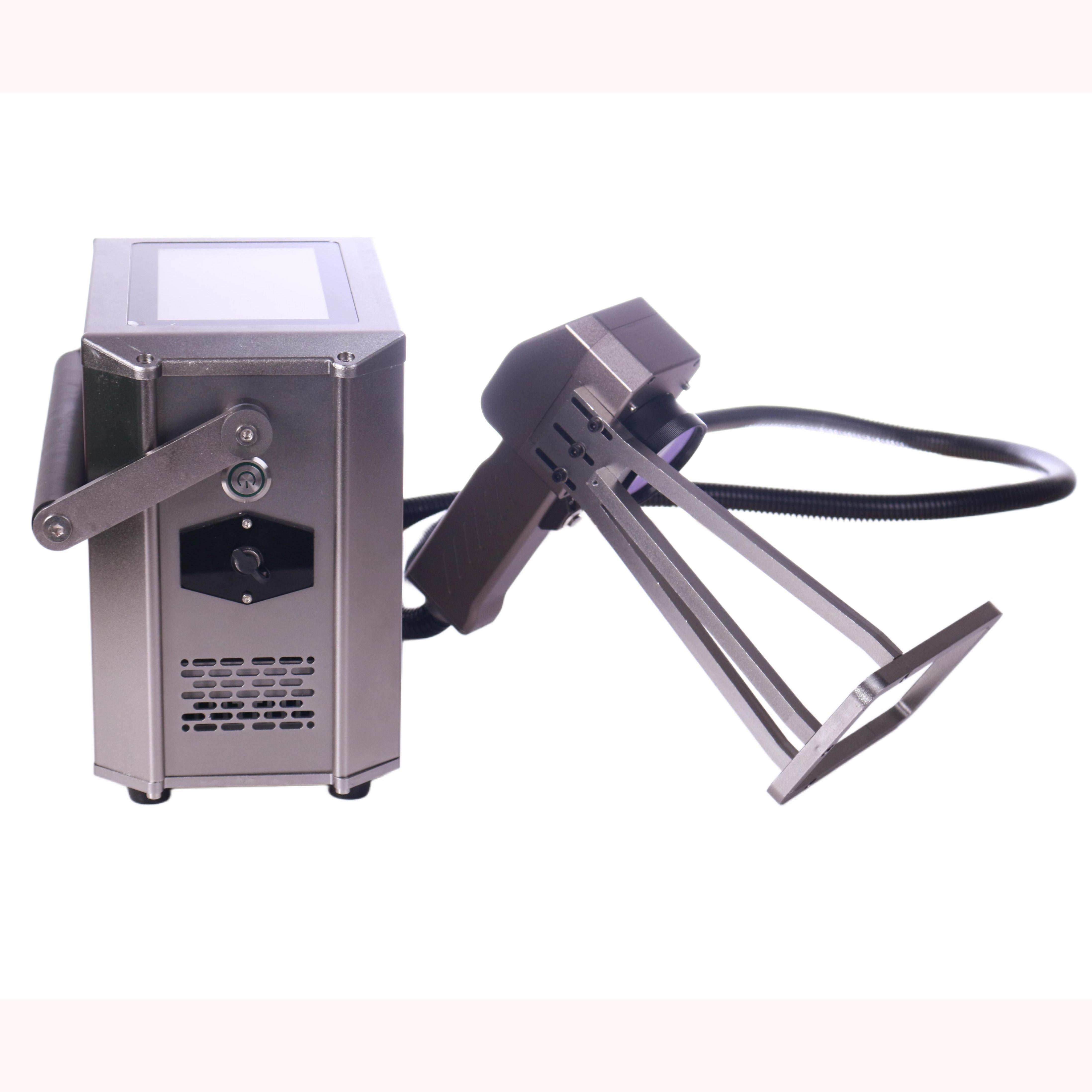 手持紫外激光打标机20W/30W/50W打玻璃小型便携光纤激光打码机图片