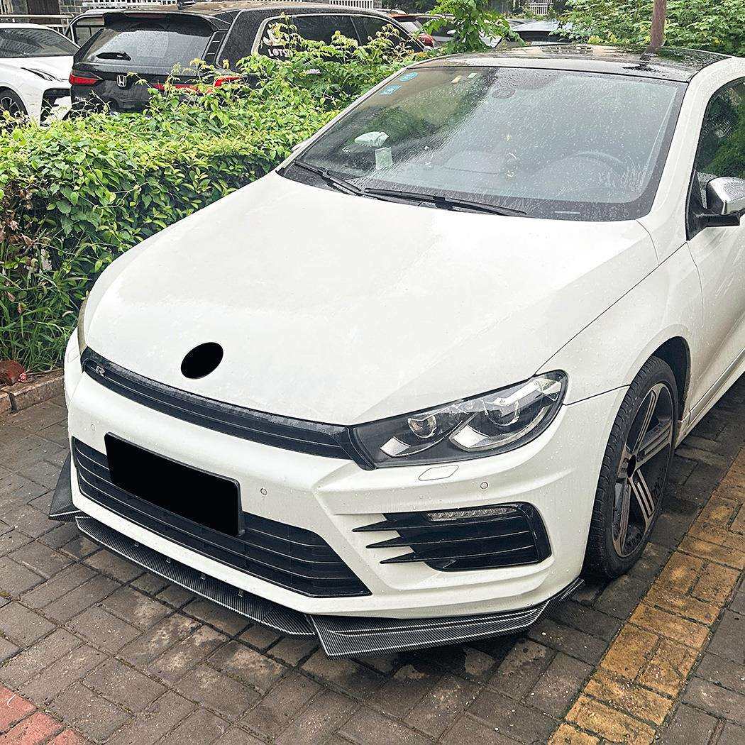 适用大众尚酷Scirocco MK3.5 R 2015+前杠前唇前铲扰流板跨境改装