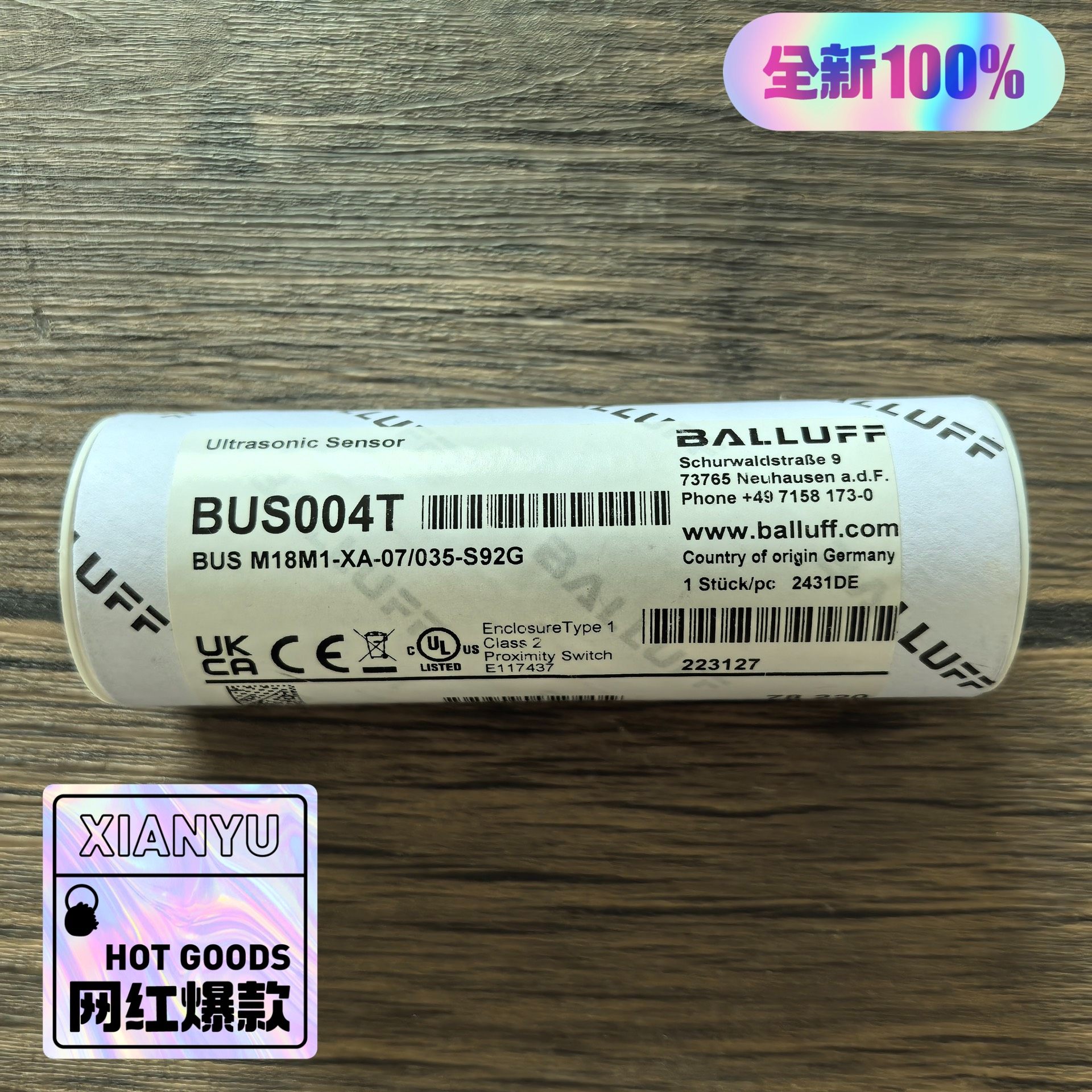 全新原装正品 巴鲁夫 BUS004T 传感器 BUS M18