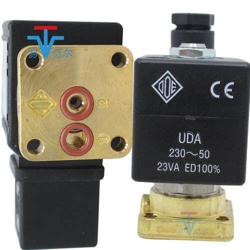 意大利ODE电磁阀 21A1KB25 14w 220v 24v板安装直动式两通电磁阀