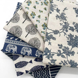 复古蓝色系棉麻桌布布艺餐桌布，装饰茶几布长方形，台布书桌布高级感