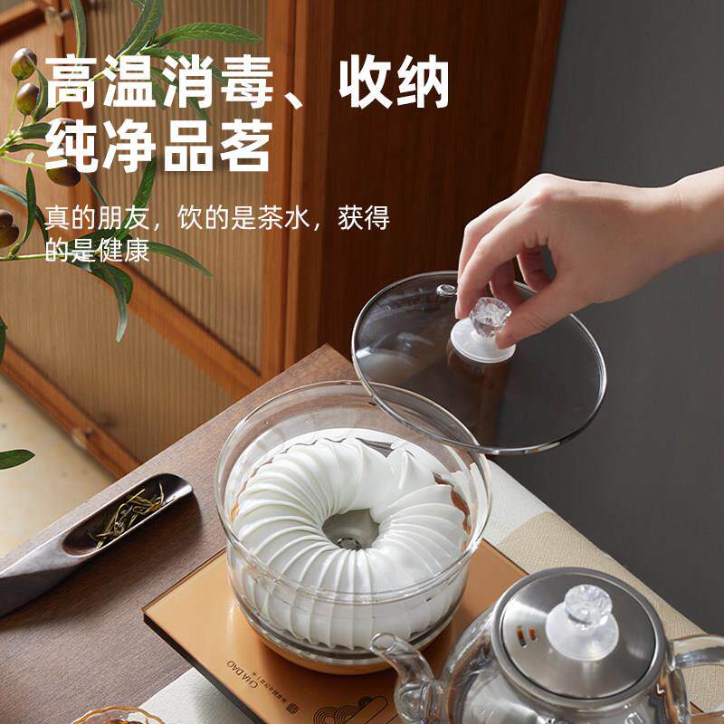全自动底部上水茶台电热烧水壶泡茶专用功夫茶具茶艺炉玻璃茶具