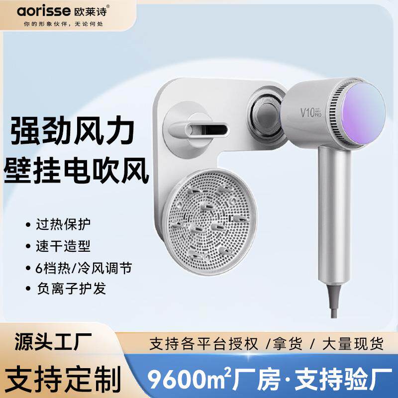 酒店专用壁挂式电吹风家用负离子护发高速 1800W冷热风大功率风筒