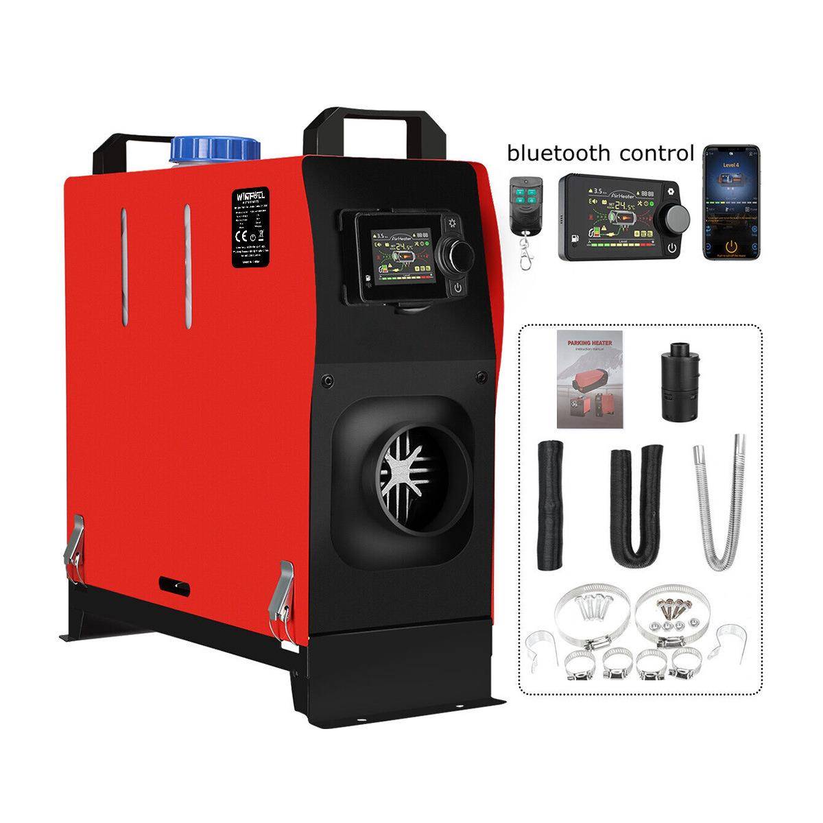 12V/24V5kW/8kW蓝牙APP连接版驻车加热器汽车货车柴暖一体机