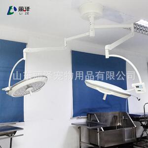 丽泽宠物LED700/500无影灯双灯头组合高亮吊式高度色温亮度可调