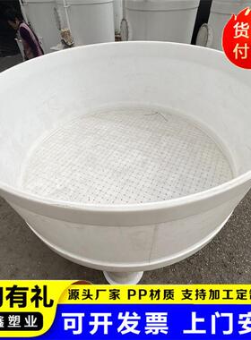厂家现货pp防腐耐酸固液分离槽过滤器 工业抽滤槽PP真空抽滤桶