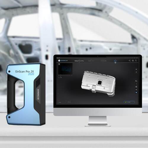 先三S维inEcanPro2X临V2手持高精度工GD-1302业级彩色3d扫描仪模