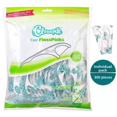 官方旗舰店牙线独立包装正品Cleanpik棒高档牙签线成人家庭装超细