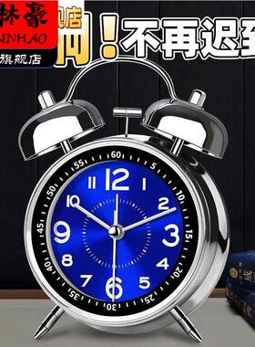 2024新款夜光闹钟学生专用起床神器充电大音量男女孩宿舍强力叫醒