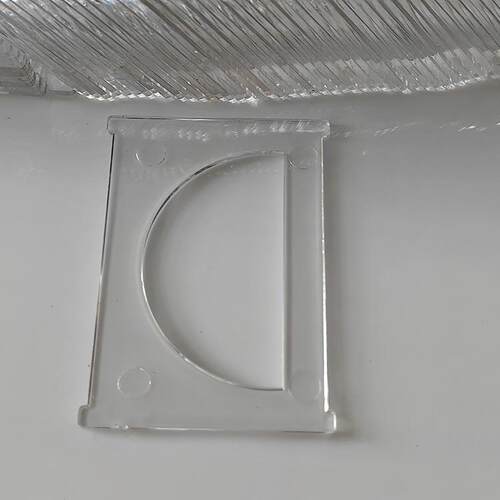 包邮透明卡片1000片整理线卡绕线板透明塑料工具打样卡片