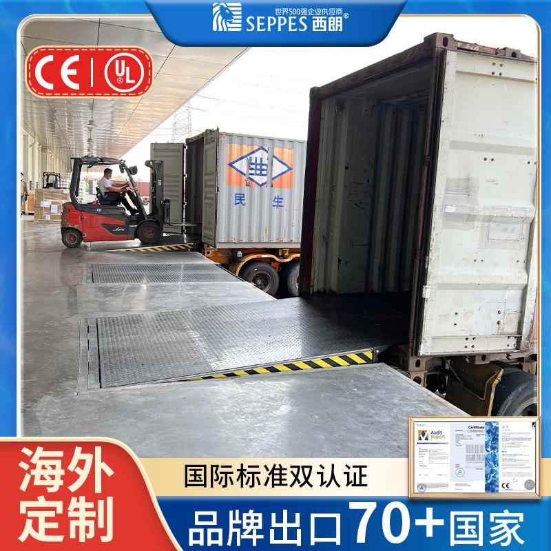 固定式登车桥物流配送中心月台载10吨液压卸货平台电动过渡调节板