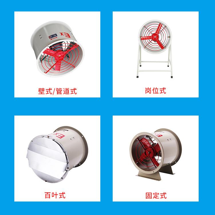 岗位式防爆风机CBF-300/400工业排风抽风机220V/380V轴流节能静音
