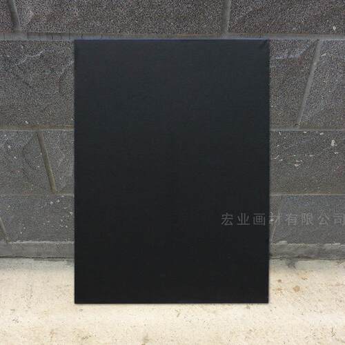 厂家直销精工纯棉细纹布面黑色油画框可直接作画70*100油画布