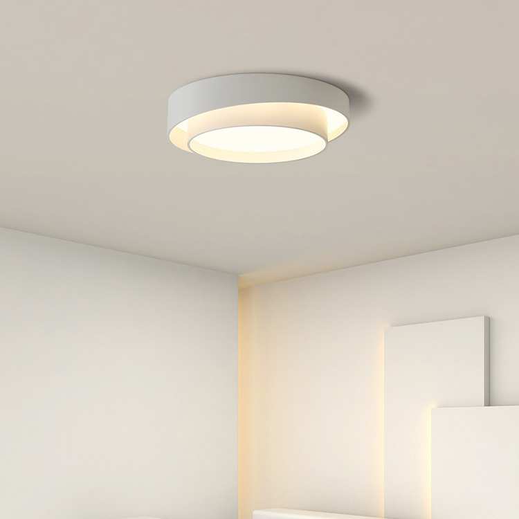 现代简约卧室灯北欧2022年新款主卧圆形轻奢led吸顶灯餐厅书房灯