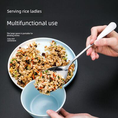 Serving spoon stainless steel spoon big spoon 分菜勺公勺