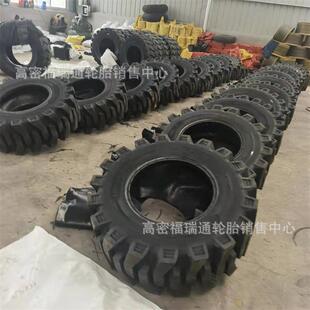 16铲车耐磨防滑轮胎20.5 载机半实心工程轮胎20.5 小型装