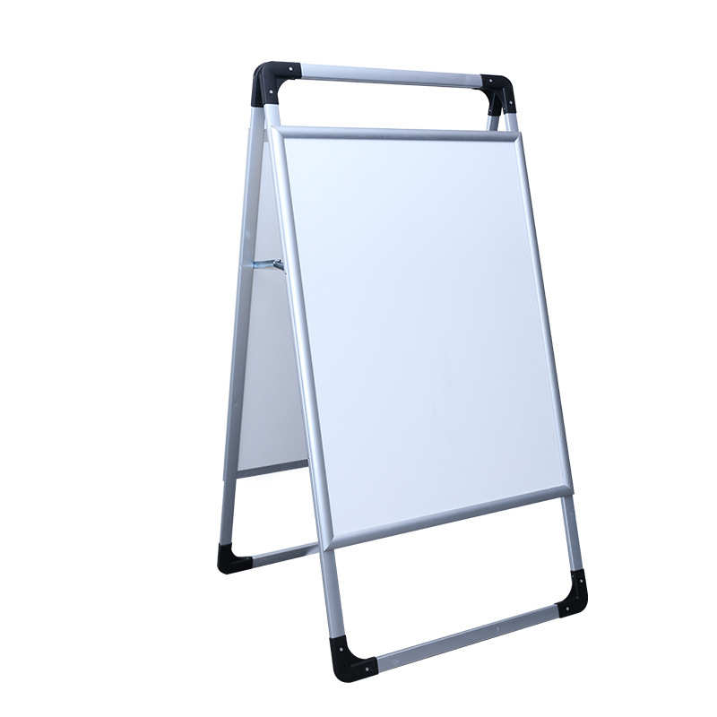 铝合金手提海报架 单面A型折叠开启式KT板展示架广告支架宣传展架