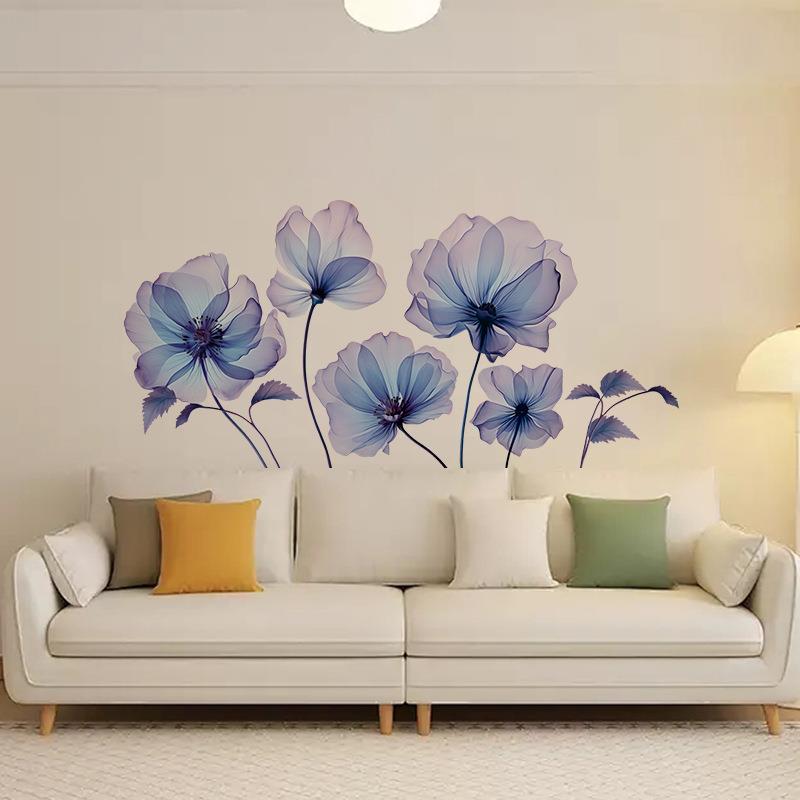 新品CH39170渺渺花枝温馨卧室床头客厅沙发背景墙面装饰自粘贴画