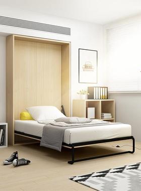 隐形床翻书柜床侧翻床下翻板正床可ZG-57864折收省起空间叠床五金