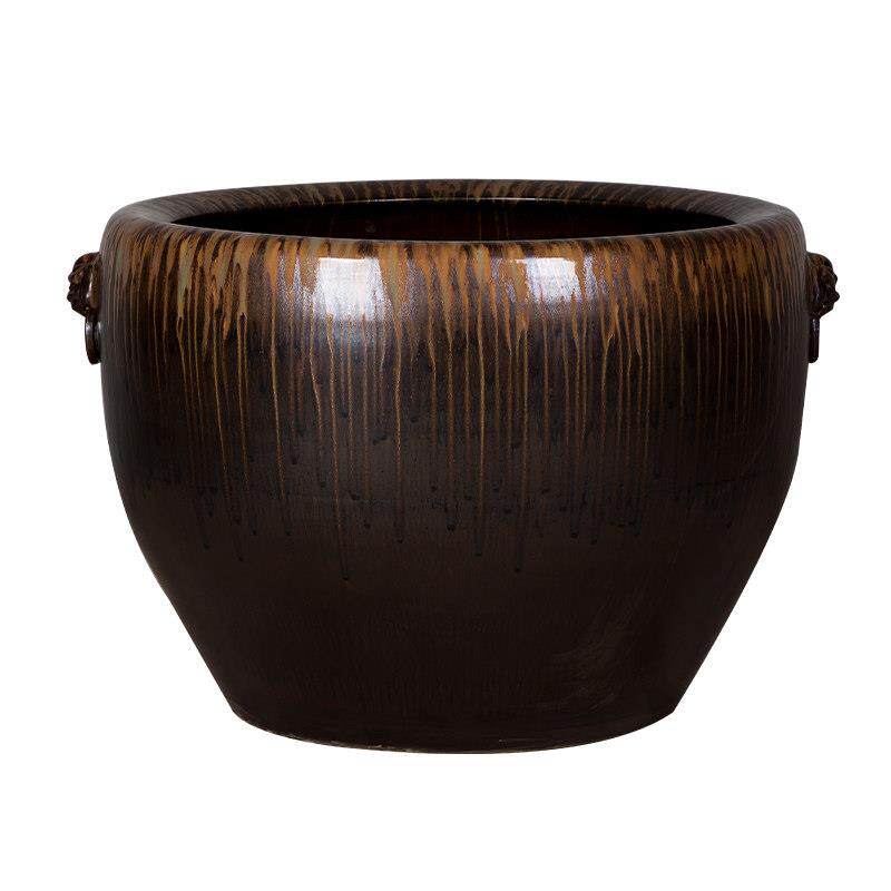 景德镇陶瓷大缸种树缸彷古庭院鱼缸睡莲荷花盆缸特大号陶瓷缸水缸