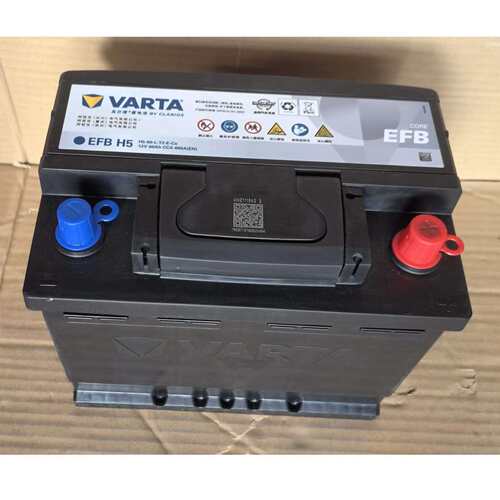 H5-60-L-T2-E瓦尔塔VARTAL2-400免维护轿车EFB启停电瓶12V60Ah