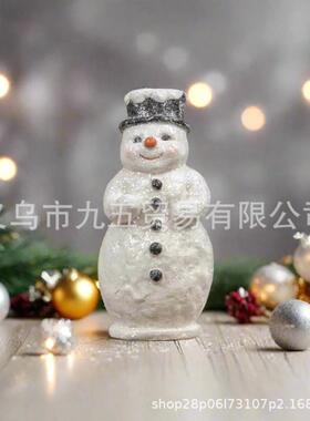 跨境新品 原始拉根屋圣诞节 8 英寸红鼻子雪人