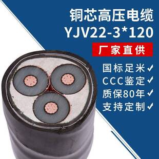 120 yjv22 电线电缆 300 400铠装 240 yjv10kv高压铜芯电缆