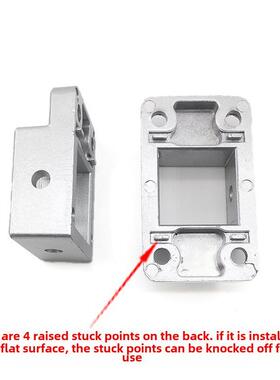 3030/4040铝型材法兰固定底座连接块支撑脚底座平方英尺连接器