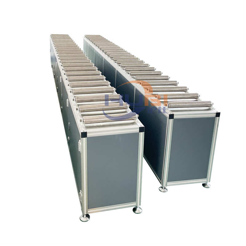 非标定制无动力滚筒流水线不锈钢输送机托辊传送工业输送线车间用