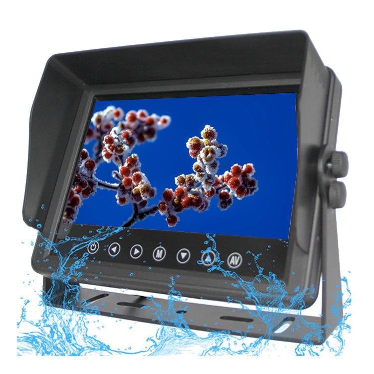 7寸IP69防水车载显示器工程车冷链特种车矿车叉车专用显示器